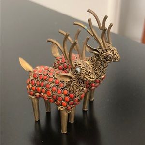 Antique goats figuring iron mental unique design